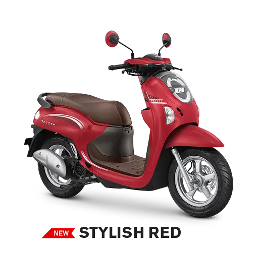 scoopy stylish red